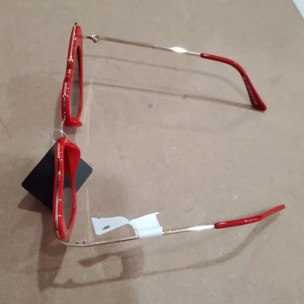 Red heart shaped cat eye retro vintage pinup style sunglasses new‎